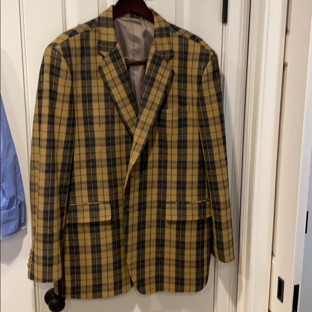 100 percent wool plain sport coat